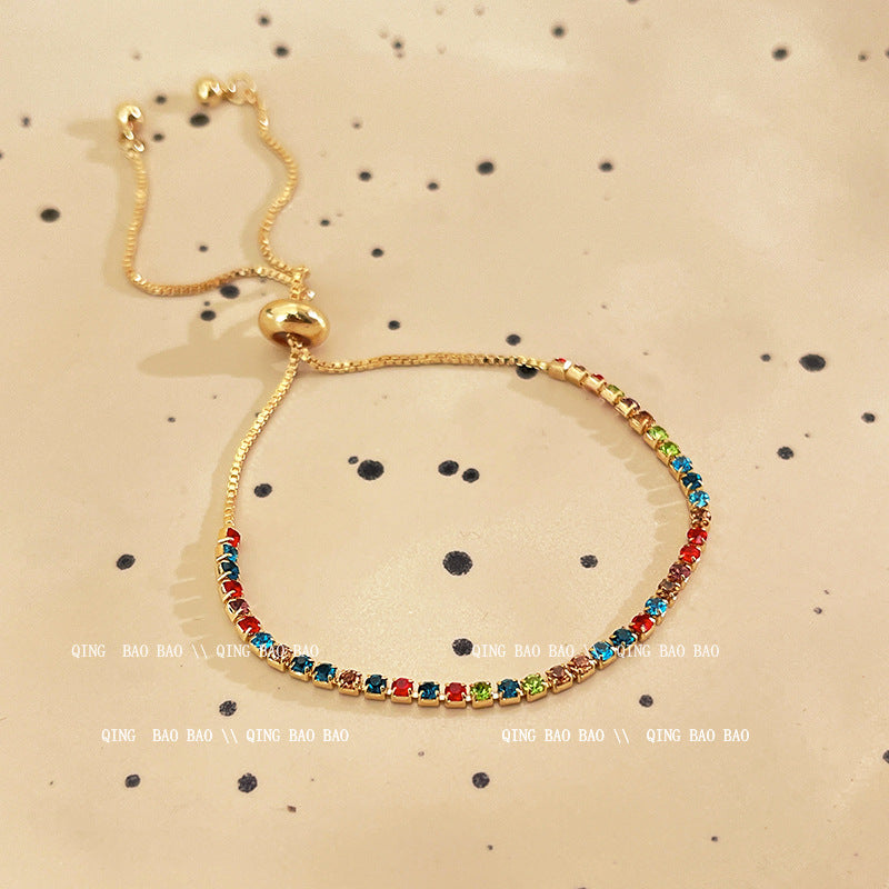 Wholesale titanium steel female niche all-match light luxury high-end lovers bracelet